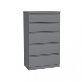 2.03.02.070.4 КАСТОР комод 5 ящиков RU серый в Игре - igra.ok-mebel.com | фото