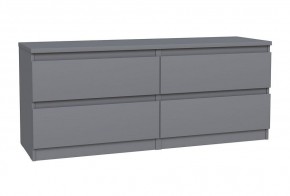 2.03.03.100.4 КАСТОР тумба 4 ящика RU серая в Игре - igra.ok-mebel.com | фото