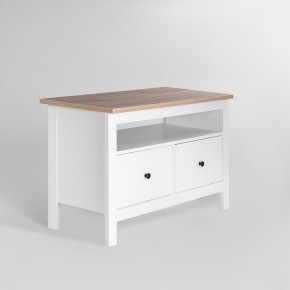 2.08.03.080.14 САГА тумба 2 ящика белая/ясень RU в Игре - igra.ok-mebel.com | фото