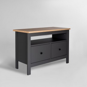 2.08.03.080.15 САГА тумба 2 ящика серая/ясень RU в Игре - igra.ok-mebel.com | фото
