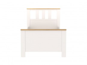 2.08.04.050.14 САГА кровать одинарная 90х200 белая/ясень в Игре - igra.ok-mebel.com | фото