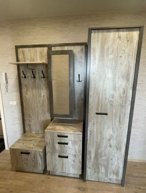 АМЕЛИ Прихожая (Дуб Юкон/Бетон темный) в Игре - igra.ok-mebel.com | фото 2