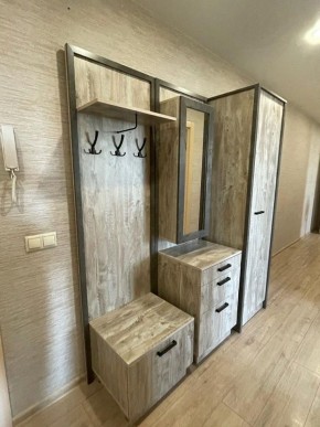 АМЕЛИ Прихожая (Дуб Юкон/Бетон темный) в Игре - igra.ok-mebel.com | фото 4