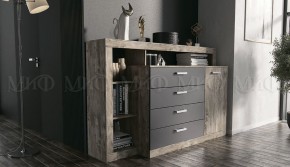 Ангара Комод (Графит/дуб юкон) в Игре - igra.ok-mebel.com | фото