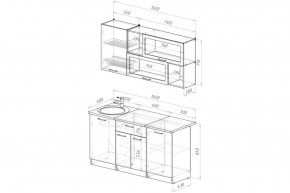 АНТИКА Кухонный гарнитур Стандарт (1600 мм) в Игре - igra.ok-mebel.com | фото 2