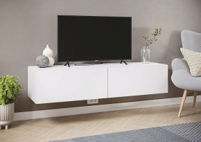 АЙДЕН ТБН06-1400 Тумба ТВ подвесная (белый) в Игре - igra.ok-mebel.com | фото 3