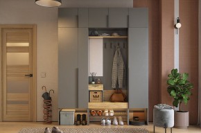 БАСКО Прихожая К9 (графит) в Игре - igra.ok-mebel.com | фото 2