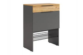 БАСКО Обувница (графит) в Игре - igra.ok-mebel.com | фото