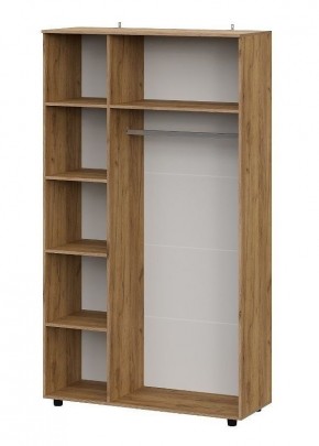 БАЙКАЛ Шкаф трехстворчатый (Графит/Дуб золотой) в Игре - igra.ok-mebel.com | фото 2