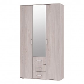 БЕЛЛА Шкаф 3-х створчатый (Ясень белый) в Игре - igra.ok-mebel.com | фото