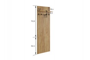 БОДРУМ Прихожая (модульная) дуб крафт золотой в Игре - igra.ok-mebel.com | фото 2