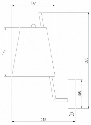 Бра Eurosvet Topanga 60173/1 латунь в Игре - igra.ok-mebel.com | фото 5