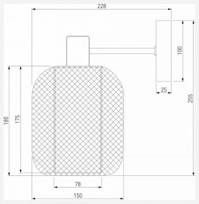Бра Eurosvet Voile 30191/1 черный в Игре - igra.ok-mebel.com | фото 4
