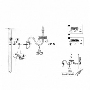 Бра Imperiumloft RAINBOW rainbow-6-wall-01 в Игре - igra.ok-mebel.com | фото 15