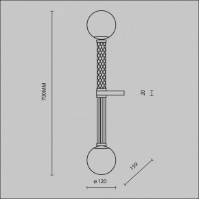 Бра Maytoni Teatro MOD287WL-02BS в Игре - igra.ok-mebel.com | фото 2