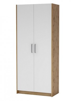 ДАРЬЯ Шкаф (Дуб Вотан/Белый глянец) гостиная в Игре - igra.ok-mebel.com | фото