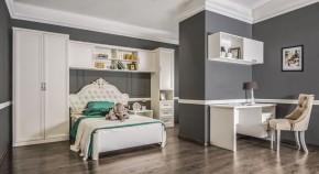 Детская Мишель (белый матовый/экокожа) в Игре - igra.ok-mebel.com | фото