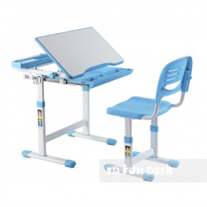 Комплект парта + стул трансформеры Cantare Blue в Игре - igra.ok-mebel.com | фото 1