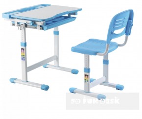 Комплект парта + стул трансформеры Cantare Blue в Игре - igra.ok-mebel.com | фото 2