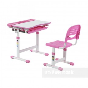 Комплект парта + стул трансформеры Cantare Pink в Игре - igra.ok-mebel.com | фото 2