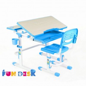 Парта-трансформер + стул Lavoro Blue в Игре - igra.ok-mebel.com | фото