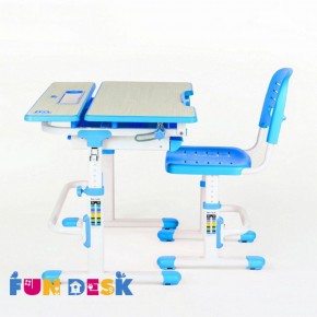 Парта-трансформер + стул Lavoro Blue в Игре - igra.ok-mebel.com | фото 2