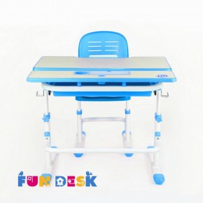 Парта-трансформер + стул Lavoro Blue в Игре - igra.ok-mebel.com | фото 3