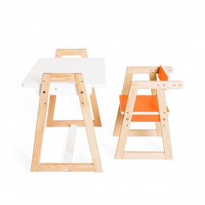 Детская растущая парта и стул Я САМ "Краски" (Оранжевый) в Игре - igra.ok-mebel.com | фото 3