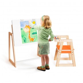 Детская растущая парта и стул Я САМ "Краски" (Оранжевый) в Игре - igra.ok-mebel.com | фото 8