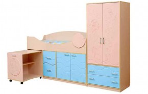 Набор мебели для детской Юниор -12.2 (700*1860) МДФ матовый в Игре - igra.ok-mebel.com | фото