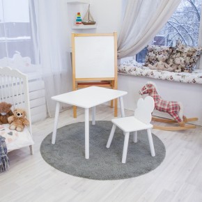 Детский комплект стол и стул «Облачко» Rolti Baby (белый/белый, массив березы/мдф) в Игре - igra.ok-mebel.com | фото 2