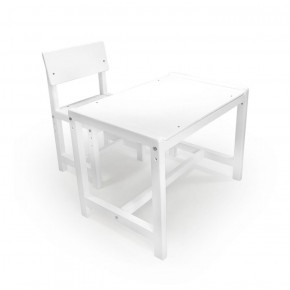 Детский растущий комплект стол и стул Я САМ "Лофт" (Белый, Белый) в Игре - igra.ok-mebel.com | фото