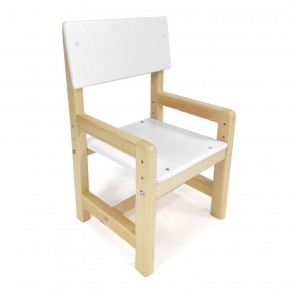 Детский растущий комплект стол и стул  Я САМ "Лофт" (Белый, Сосна) в Игре - igra.ok-mebel.com | фото 5