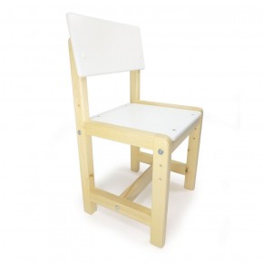 Детский растущий комплект стол и стул  Я САМ "Лофт" (Белый, Сосна) в Игре - igra.ok-mebel.com | фото 6