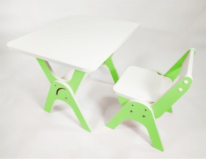 Детский растущий стол-парта и стул Я САМ "Умка" (Зеленый) в Игре - igra.ok-mebel.com | фото