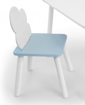 Детский стул Облачко (Белый/Голубой/Белый) в Игре - igra.ok-mebel.com | фото 1