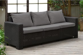 Диван Калифорния 3-х местный (California 3 Sofa), графит в Игре - igra.ok-mebel.com | фото