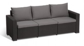 Диван Калифорния 3-х местный (California 3 Sofa), графит в Игре - igra.ok-mebel.com | фото 2