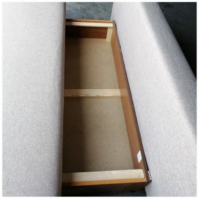 Диван-кровать Комфорт без подлокотников BALTIC AZURE (2 подушки) в Игре - igra.ok-mebel.com | фото 6