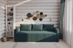 Диван-кровать Вало сине-зелёный, ткань рогожка в Игре - igra.ok-mebel.com | фото 2