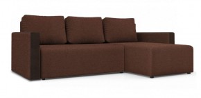 Диван угловой Алиса 3 Bahama CHOCOLATE - Teos Dark Brown в Игре - igra.ok-mebel.com | фото