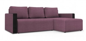 Диван угловой Алиса 3 Shaggy LILAC - TEOS BLACK в Игре - igra.ok-mebel.com | фото