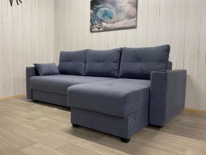 Диван угловой Комфорт-3 (НПБ+МДФ) велюр Monaco 13 в Игре - igra.ok-mebel.com | фото 2