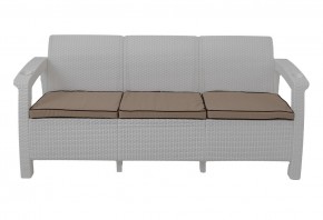 Диван Yalta Premium Sofa 3 Set (Ялта) белый (+подушки под спину) в Игре - igra.ok-mebel.com | фото 2
