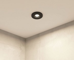 DK2036-BK Встраиваемый светильник влагозащ., IP 44, до 15 Вт, GU10, LED, черный, алюминий в Игре - igra.ok-mebel.com | фото 7