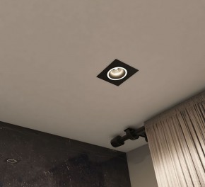 DK2061-BK Встраиваемый светильник IP 20, до 15 Вт, GU10, LED, черный, алюминий в Игре - igra.ok-mebel.com | фото 4