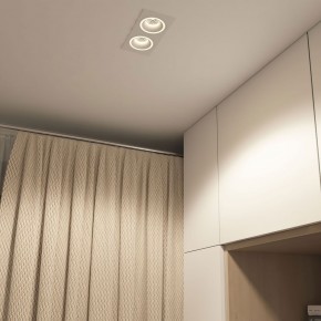 DK2062-WH Встраиваемый светильник, IP 20, до 15 Вт, GU10, LED, белый, алюминий в Игре - igra.ok-mebel.com | фото 4