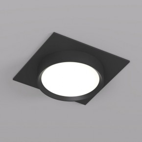 DK2091-BK Встраиваемый светильник FLAT, IP 20, до 15 Вт, GX53, LED, черный, алюминий в Игре - igra.ok-mebel.com | фото