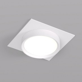 DK2091-WH Встраиваемый светильник FLAT, IP 20, до 15 Вт, GX53, LED, белый, алюминий в Игре - igra.ok-mebel.com | фото