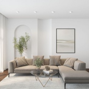 DK2091-WH Встраиваемый светильник FLAT, IP 20, до 15 Вт, GX53, LED, белый, алюминий в Игре - igra.ok-mebel.com | фото 5